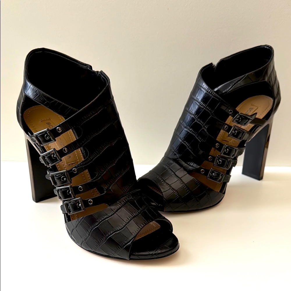 BCBG High Heel Buckle Sandals